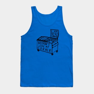 Dumpster Raccoon - inspired by lyrics from the Mountain Goats Tank Top